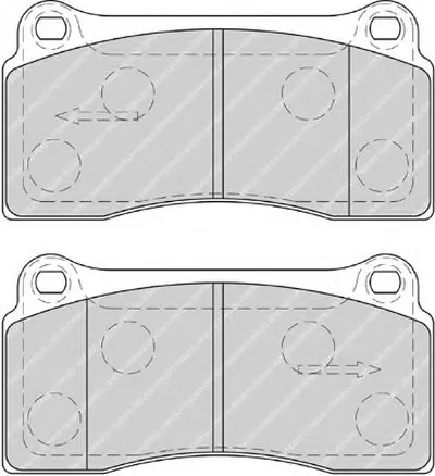 Комплект тормозных колодок, дисковый тормоз PREMIER FERODO купить