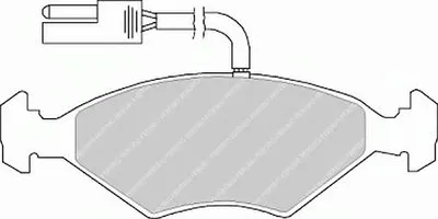 Комплект тормозных колодок, дисковый тормоз PREMIER FERODO купить