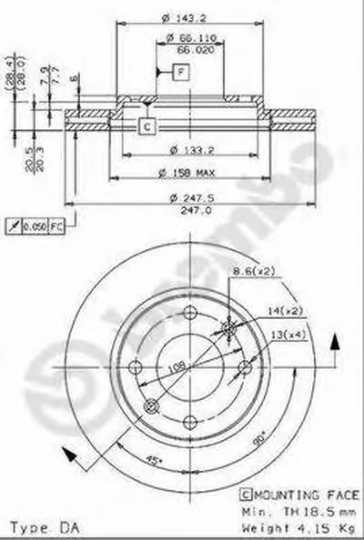 Тормозной диск AP купить