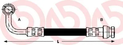 Тормозной шланг BREMBO купить