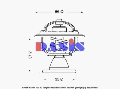 Термостат, охлаждающая жидкость AKS DASIS купить