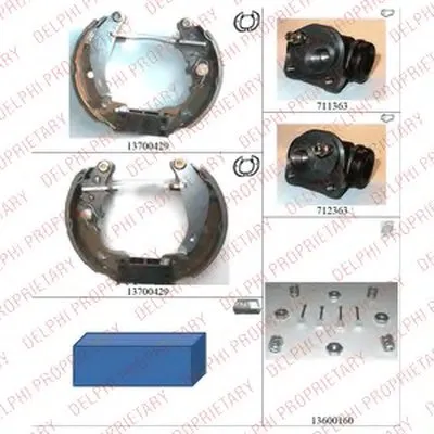 Комплект тормозных колодок DELPHI купить