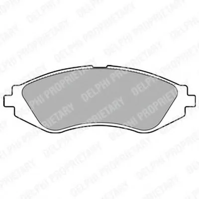 Комплект тормозных колодок, дисковый тормоз DELPHI купить