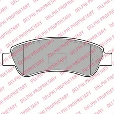 Комплект тормозных колодок, дисковый тормоз DELPHI купить