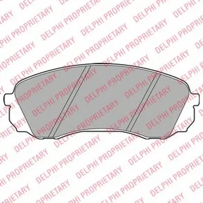 Комплект тормозных колодок, дисковый тормоз DELPHI купить