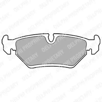 Комплект тормозных колодок, дисковый тормоз DELPHI купить