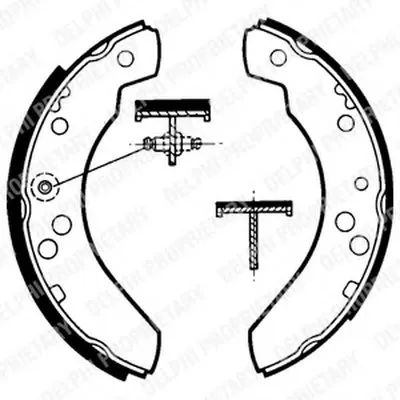 Комплект тормозных колодок DELPHI купить