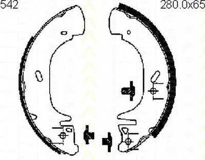 Комплект тормозных колодок TRISCAN купить
