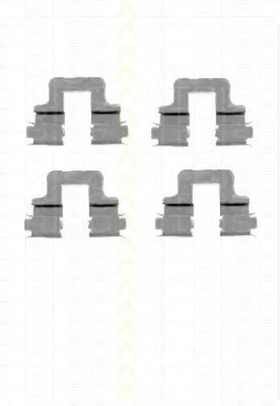 Комплектующие, колодки дискового тормоза TRISCAN купить