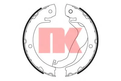 Комплект тормозных колодок, стояночная тормозная система NK купить