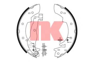 Комплект тормозных колодок NK купить