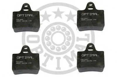 Комплект тормозных колодок, дисковый тормоз OPTIMAL купить