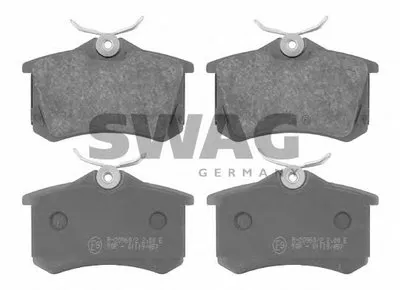 Комплект тормозных колодок, дисковый тормоз SWAG купить