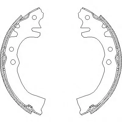 Комплект тормозных колодок REMSA купить