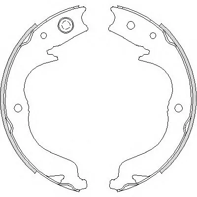 Комплект тормозных колодок, стояночная тормозная система REMSA купить