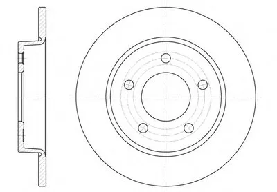 Тормозной диск REMSA купить