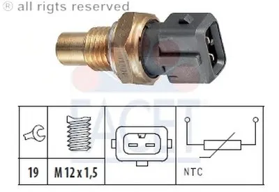 Датчик, температура охлаждающей жидкости; Датчик, температура охлаждающей жидкости; Датчик, температура охлаждающей жидкости FACET купить