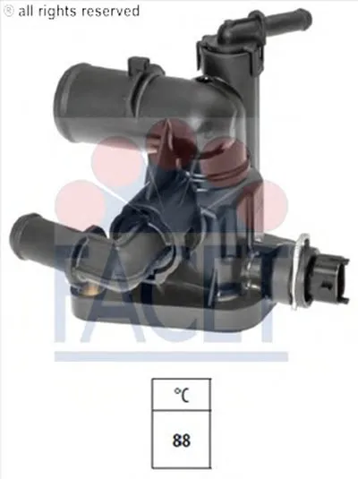 Термостат, охлаждающая жидкость FACET купить