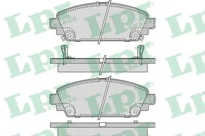 Комплект тормозных колодок, дисковый тормоз LPR купить