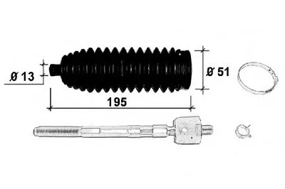 Ремкомплект, рулевой механизм OCAP купить