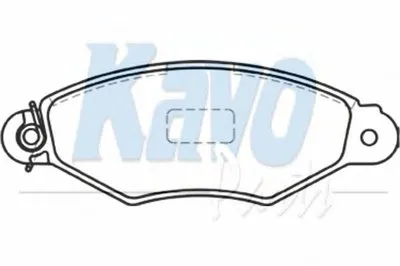 Комплект тормозных колодок, дисковый тормоз MK KASHIYAMA KAVO PARTS купить