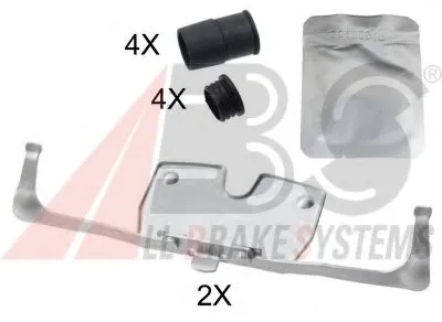 Комплектующие, колодки дискового тормоза A.B.S. купить