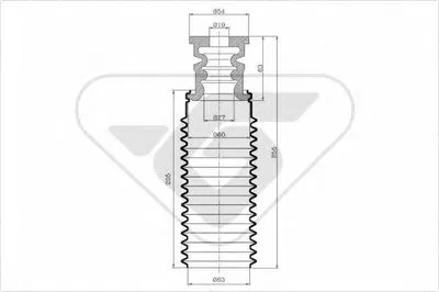 Пылезащитный комплект, амортизатор HUTCHINSON купить