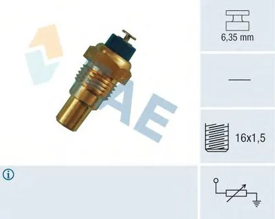 Датчик, температура охлаждающей жидкости FAE купить