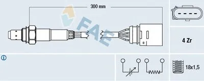 Лямда-зонд FAE купить
