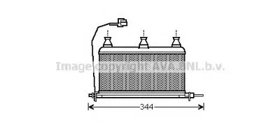 Теплообменник, отопление салона AVA QUALITY COOLING купить