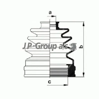 Комплект пылника, приводной вал QH JP GROUP купить