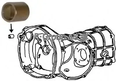 Втулка стартера, картер сцепления CLASSIC JP GROUP купить