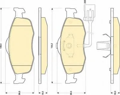 Комплект тормозных колодок, дисковый тормоз GIRLING купить