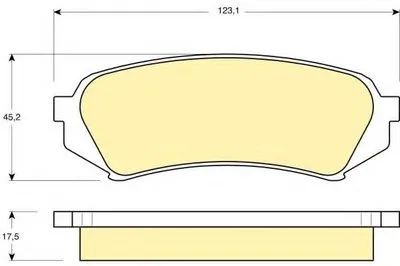 Комплект тормозных колодок, дисковый тормоз GIRLING купить