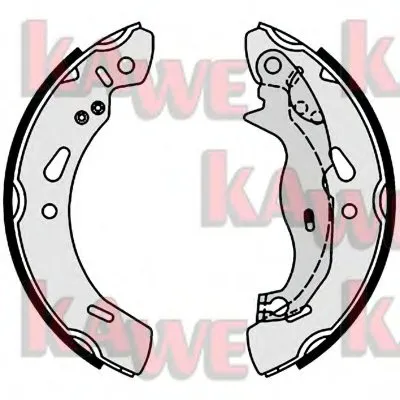 Комплект тормозных колодок KAWE купить