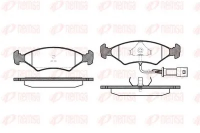 Комплект тормозных колодок, дисковый тормоз KAWE купить