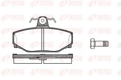 Комплект тормозных колодок, дисковый тормоз KAWE купить