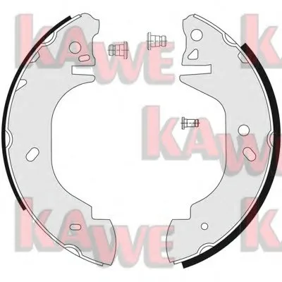 Комплект тормозных колодок KAWE купить