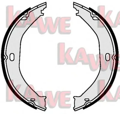 Комплект тормозных колодок, стояночная тормозная система KAWE купить