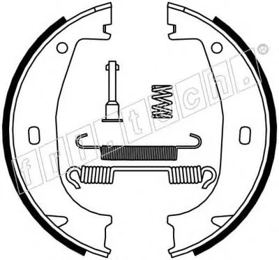 Комплект тормозных колодок, стояночная тормозная система fri.tech. купить
