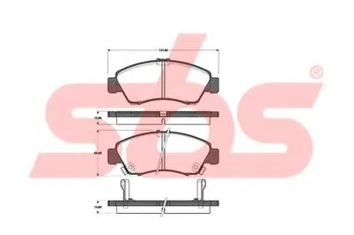 Комплект тормозных колодок, дисковый тормоз sbs купить
