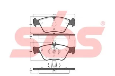 Комплект тормозных колодок, дисковый тормоз sbs купить