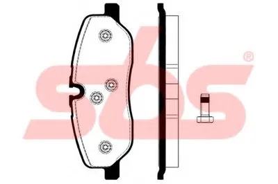 Комплект тормозных колодок, дисковый тормоз sbs купить