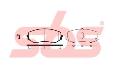 Комплект тормозных колодок, дисковый тормоз sbs купить
