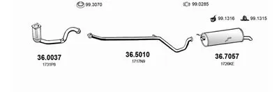 Система выпуска ОГ ASSO купить