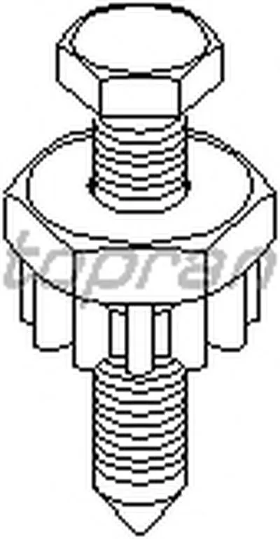 Затяжной болт, крепление генератора TOPRAN купить
