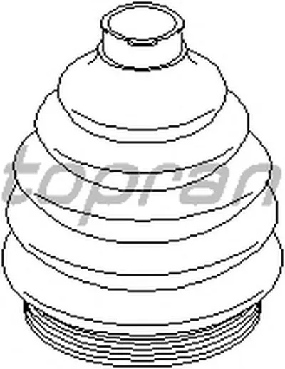 Пыльник, приводной вал TOPRAN купить