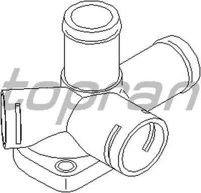 Фланец охлаждающей жидкости TOPRAN купить