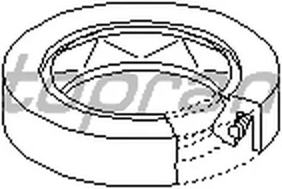 Уплотняющее кольцо, коленчатый вал; Уплотняющее кольцо, распределительный вал; Уплотняющее кольцо, промежуточный вал TOPRAN купить