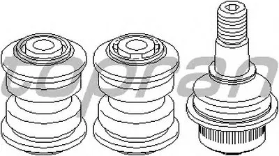 Ходовая часть в сборе TOPRAN купить